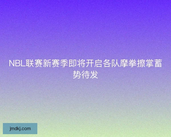 NBL联赛新赛季即将开启各队摩拳擦掌蓄势待发